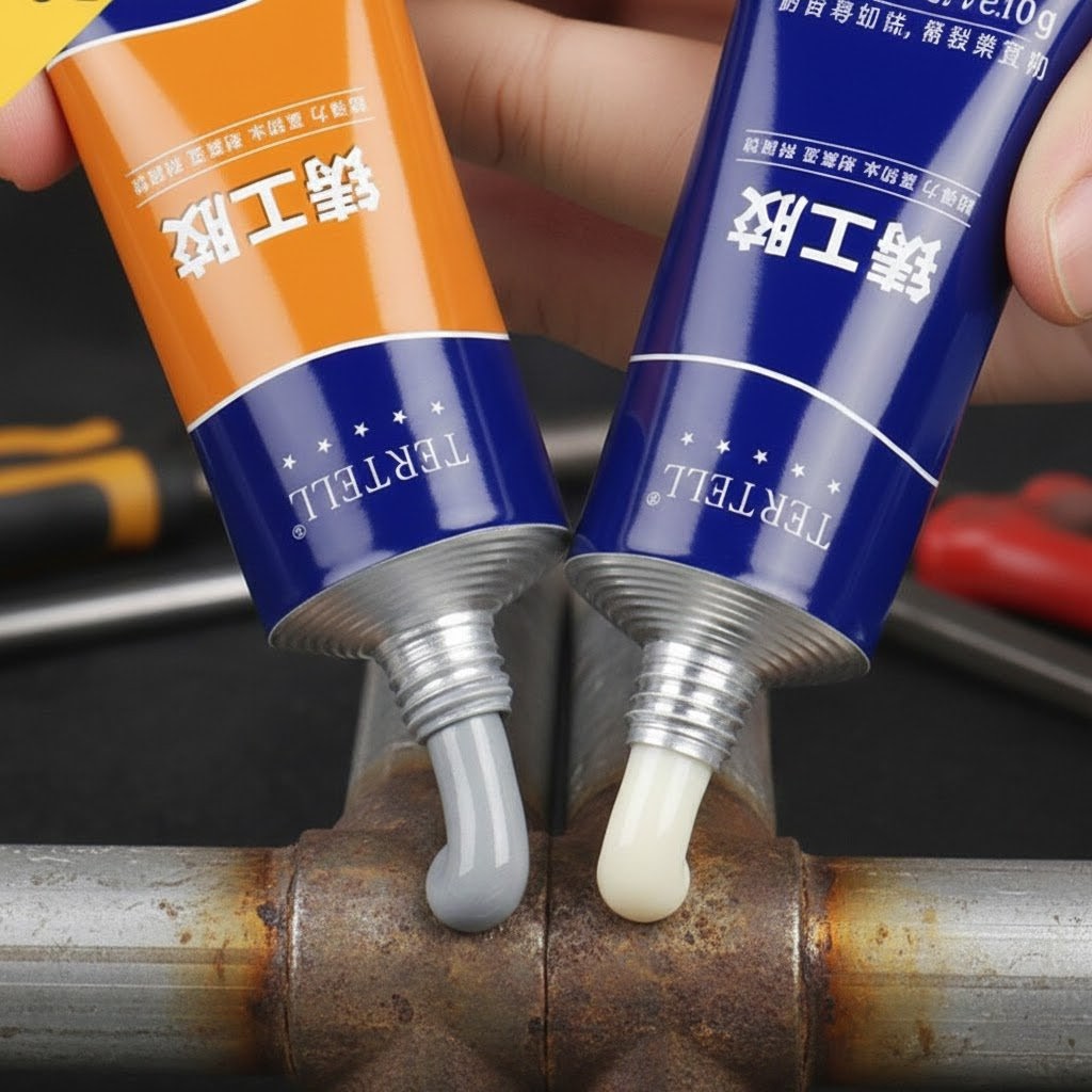 Cola de Reparo em Metal