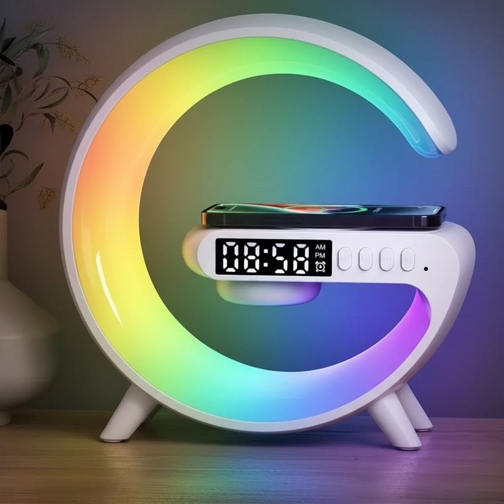 Relógio Carregador Wireless de Celular