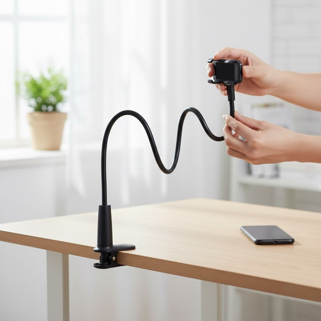 Suporte para Celular com Extensão para Cama