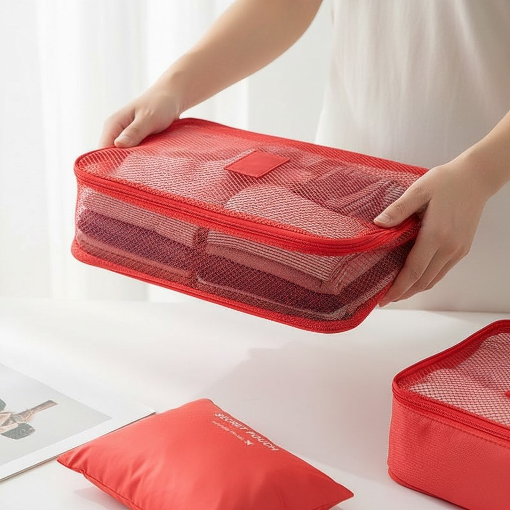 Kit Organizador de Malas para Viagem