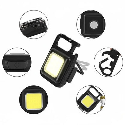 Chaveiro LED Mini Cob Chain   Maravilhas do Mundo Moderno