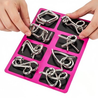 Kit Quebra Cabeça de Metal Enigma