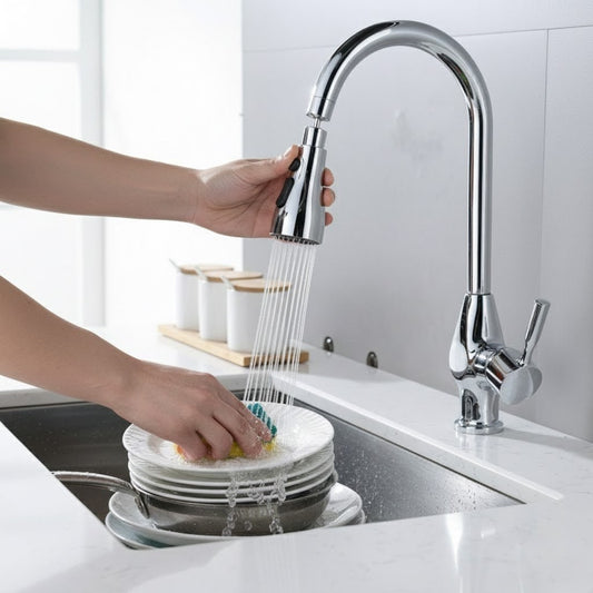 Bico de Torneira de Cozinha Cromado