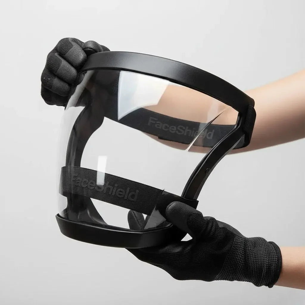 Máscara Protetora de Serragem, Poeira e Faíscas FaceShield   Maravilhas do Mundo Moderno