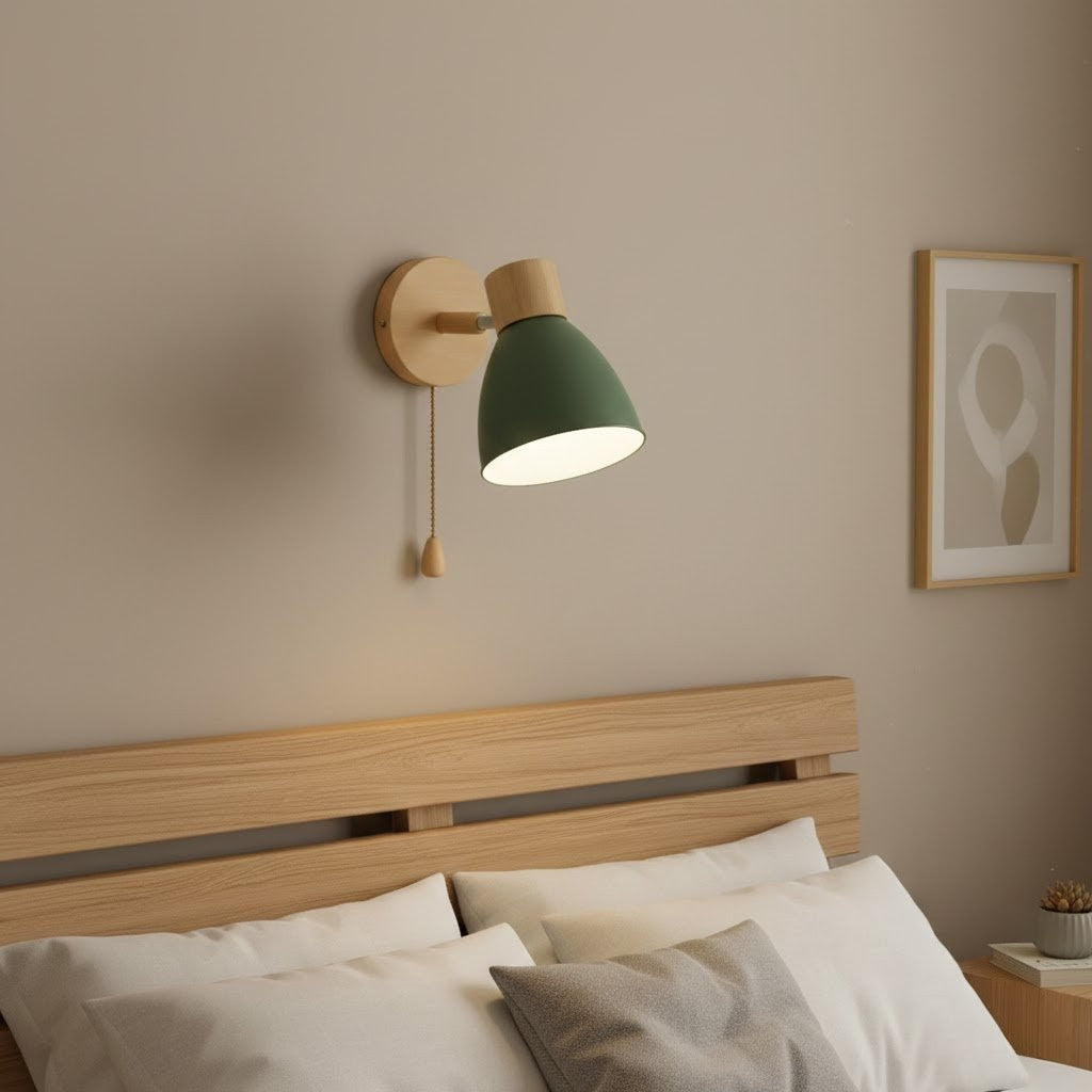Arandela de Parede em Madeira Wooden Wall Light