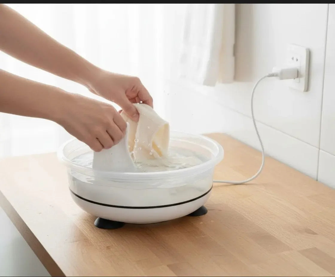 Mini Lavadora Portátil Ultra Sonic   Maravilhas do Mundo Moderno