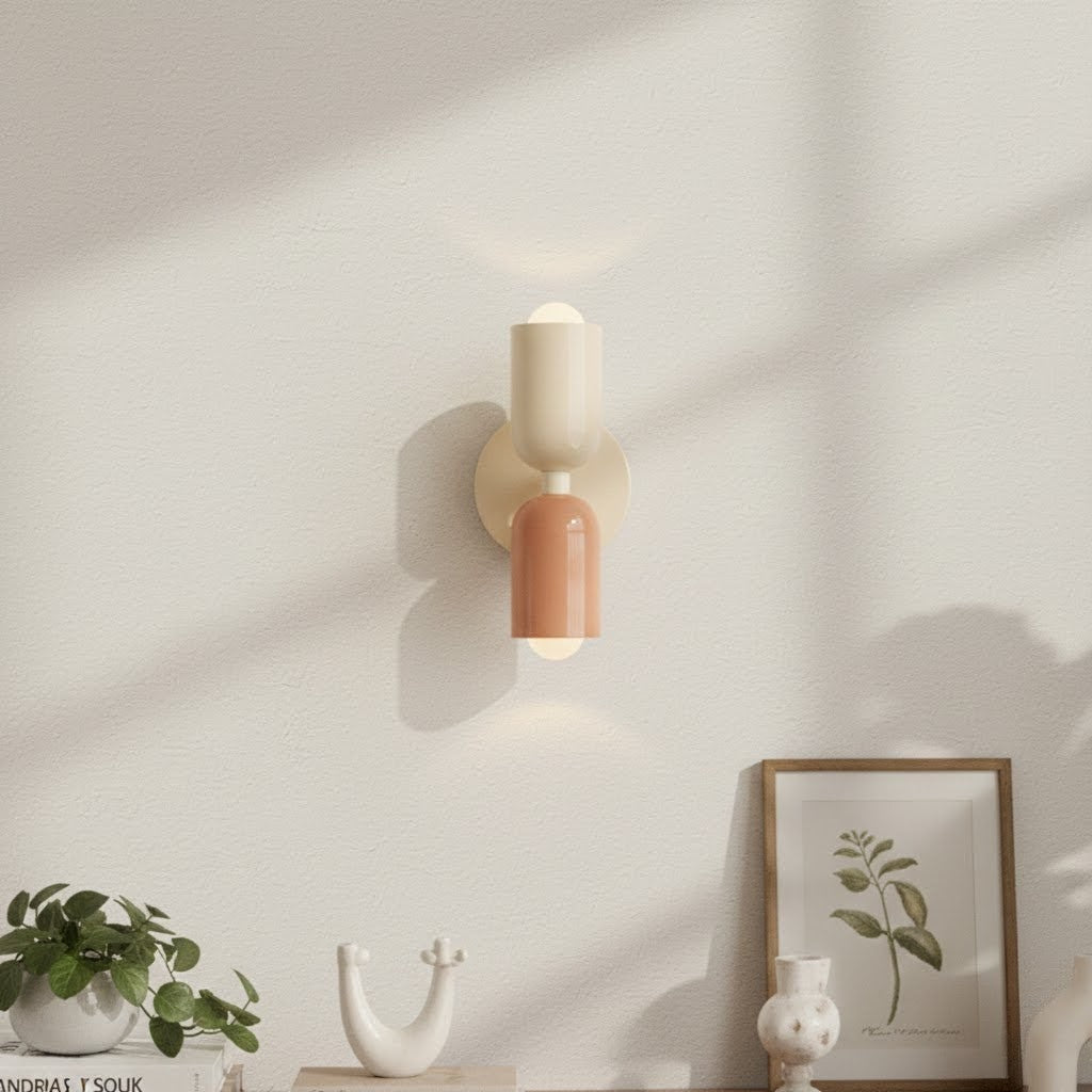 Arandela de Parede Dupla Minimalista Iluminação Moderna