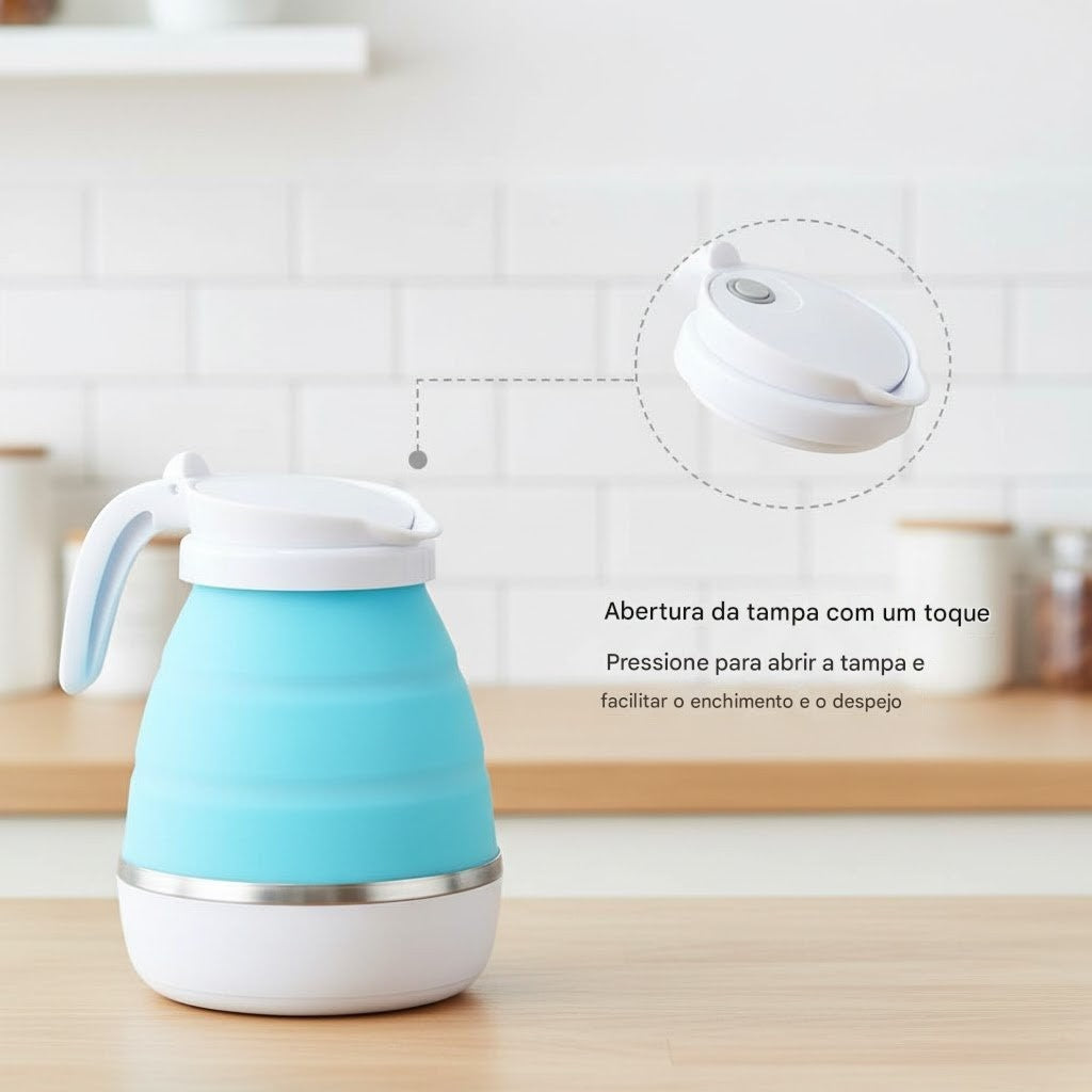 Chaleira Elétrica Dobrável Portátil