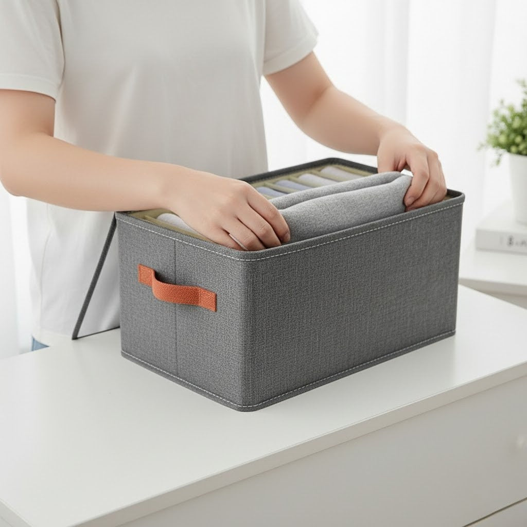 Kit Organizador de Guarda-Roupa Dobrável Multifuncional Oxford