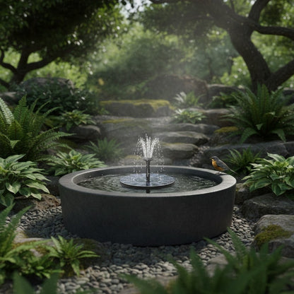 Fonte de Água Movida a Luz Solar Solary