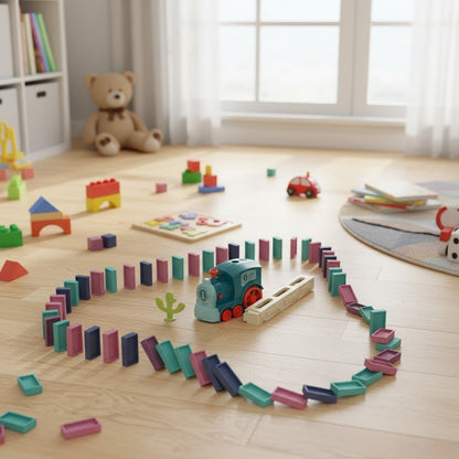 Trem Empilhador de Dominó