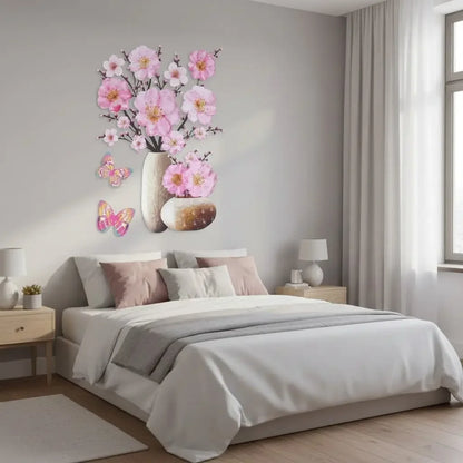 Adesivo de Flores 3D   Maravilhas do Mundo Moderno