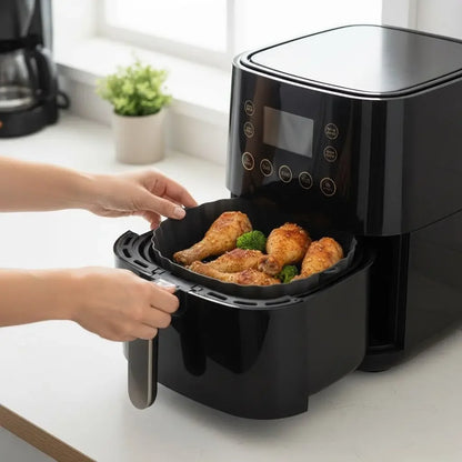 Kit Bandejas de Silicone Permanente para Air Fryer   Maravilhas do Mundo Moderno