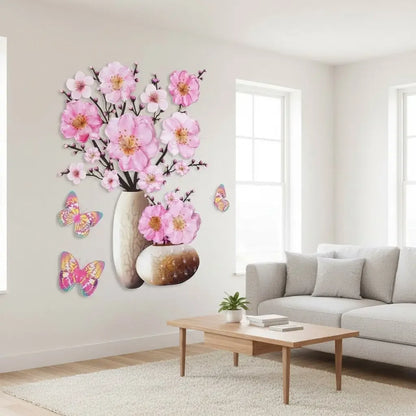 Adesivo de Flores 3D   Maravilhas do Mundo Moderno