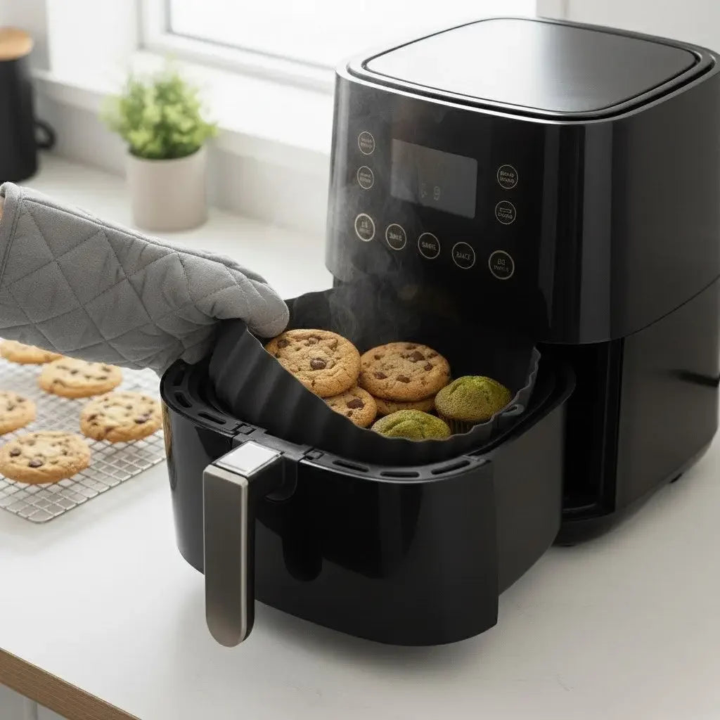 Kit Bandejas de Silicone Permanente para Air Fryer   Maravilhas do Mundo Moderno