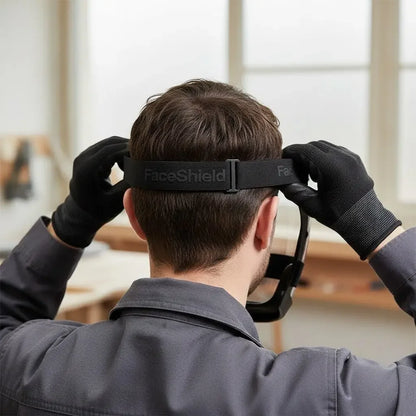 Máscara Protetora de Serragem, Poeira e Faíscas FaceShield   Maravilhas do Mundo Moderno