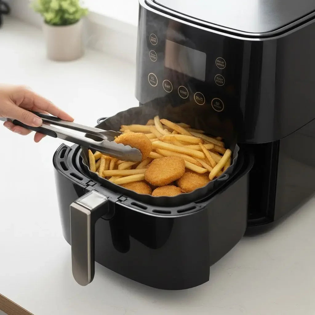Kit Bandejas de Silicone Permanente para Air Fryer   Maravilhas do Mundo Moderno