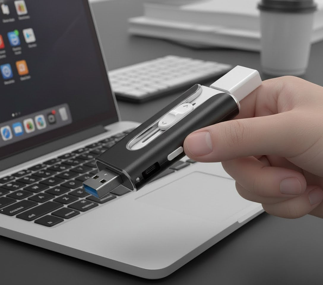 Pen Drive de Celular 4 em 1 - Multi Operacional