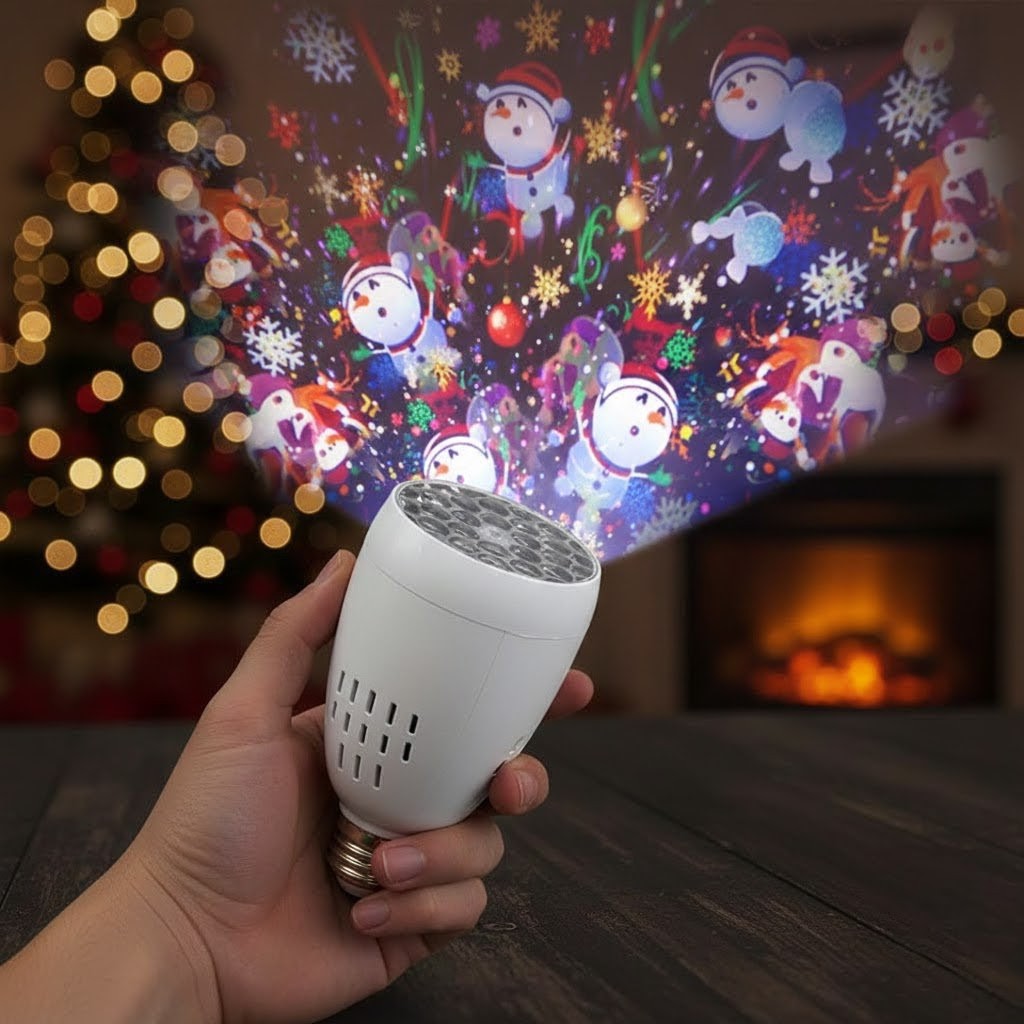 Projetor De Desenhos Natalinos