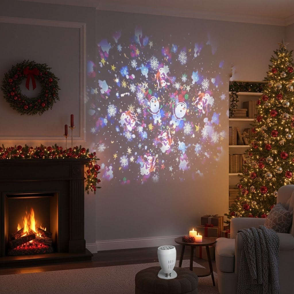 Projetor De Desenhos Natalinos