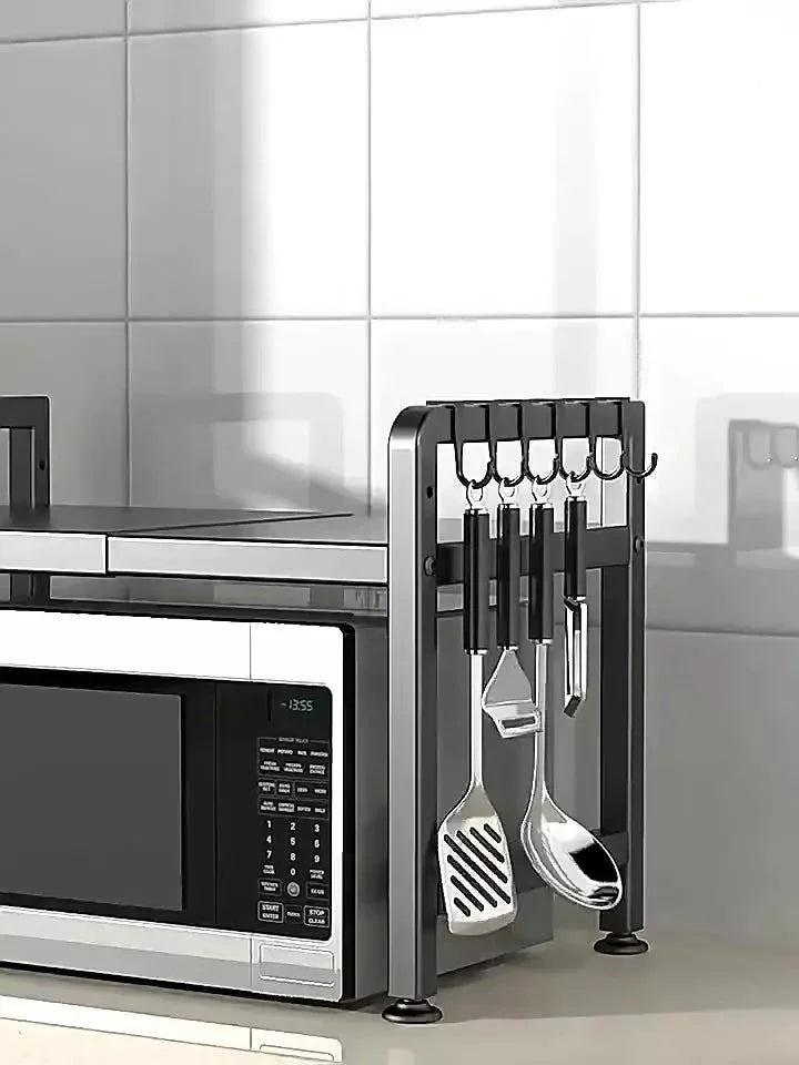 Rack Metálico Multiuso para Bancada Ajustável   Maravilhas do Mundo Moderno