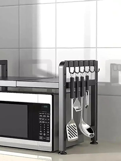 Rack Metálico Multiuso para Bancada Ajustável   Maravilhas do Mundo Moderno