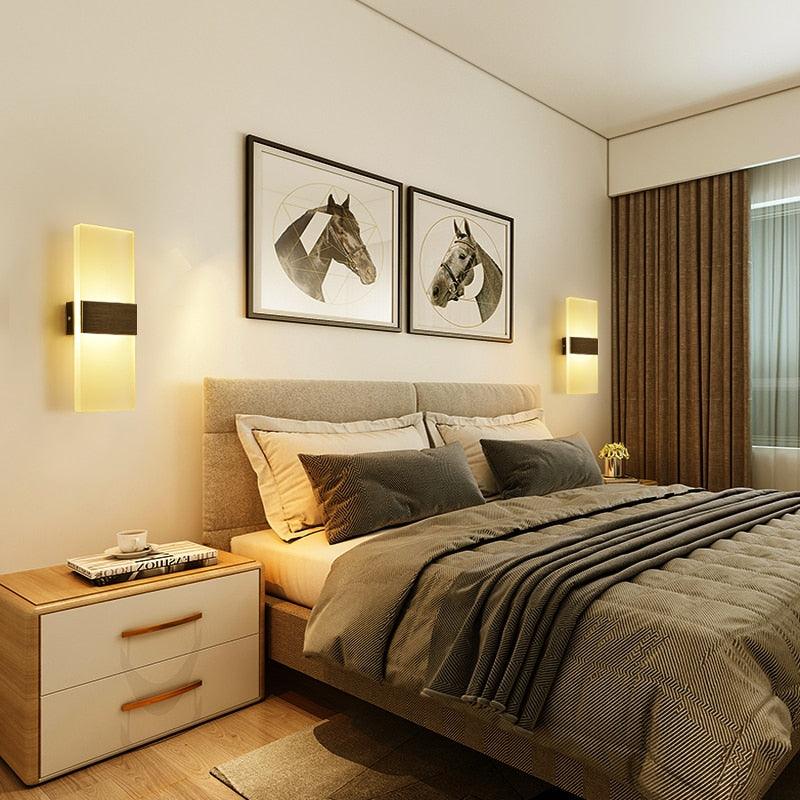 Arandela de Parede Minimalista em Acrílico Iluminação Moderna