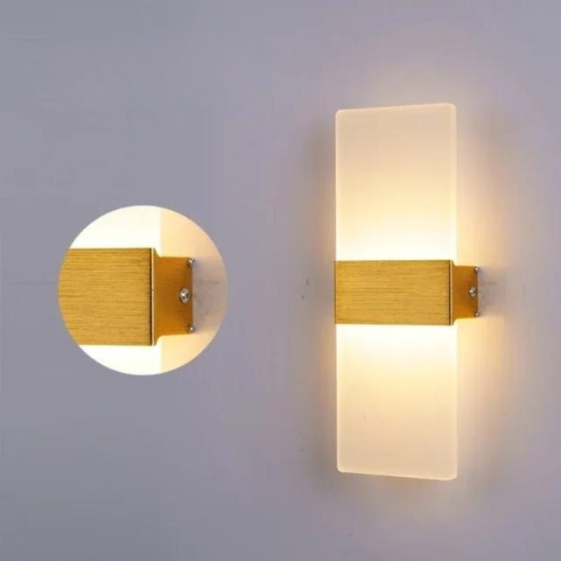 Arandela de Parede Minimalista em Acrílico Iluminação Moderna