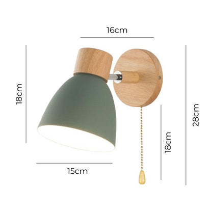 Arandela de Parede em Madeira Wooden Wall Light