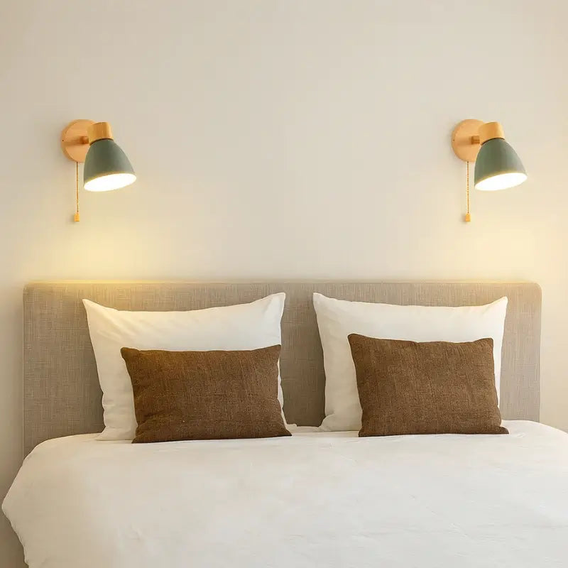 Arandela de Parede em Madeira Wooden Wall Light