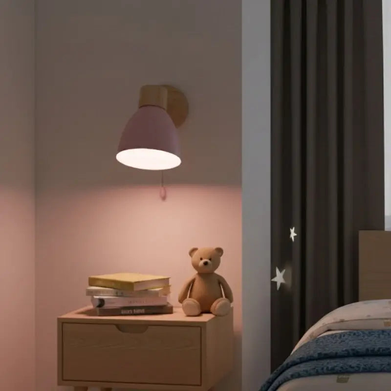 Arandela de Parede em Madeira Wooden Wall Light