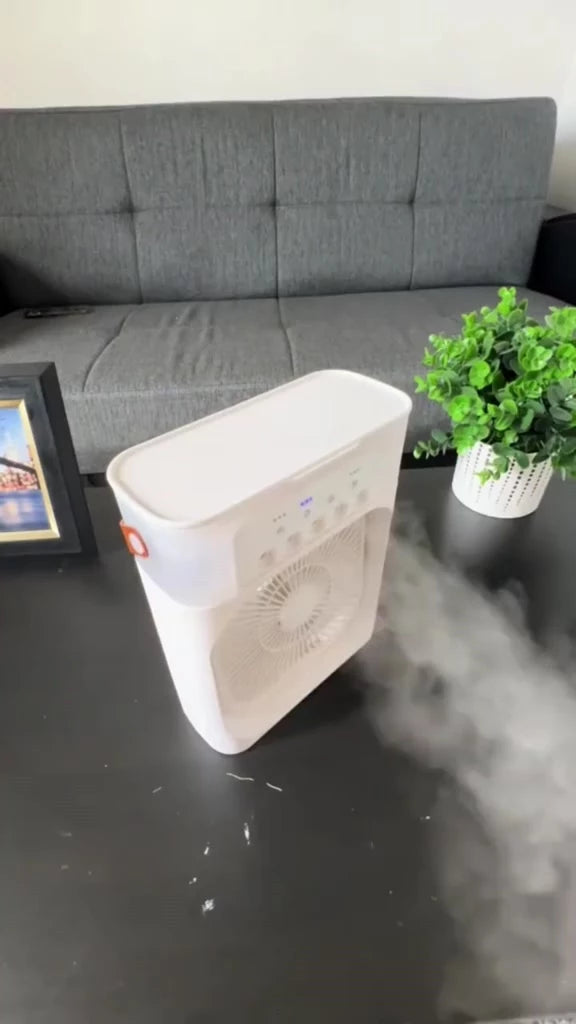 Mini Ventilador Umidificador Portátil