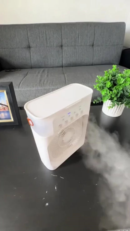 Mini Ventilador Umidificador Portátil