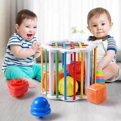 Brinquedo Infantil Caixa Desafiadora Sensorial