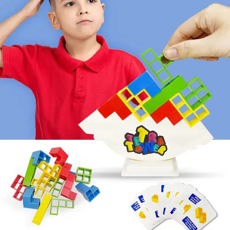Jogo de Tetris em Equipe para Crianças e Adultos KIDS020 Maravilhas do Mundo Moderno
