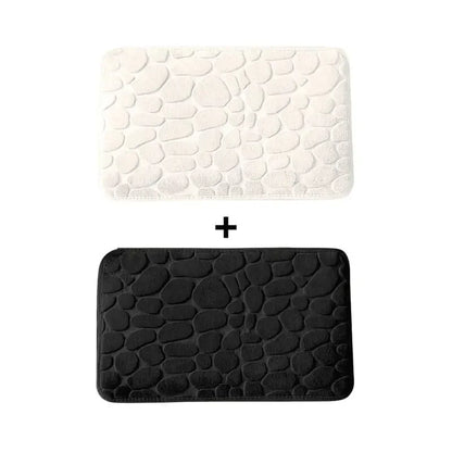 Kit 2 Tapetes para Banheiro Antiderrapante & Ultraabsorvente 3D   Maravilhas do Mundo Moderno