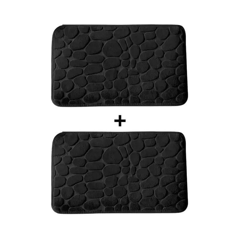 Kit 2 Tapetes para Banheiro Antiderrapante & Ultraabsorvente 3D   Maravilhas do Mundo Moderno