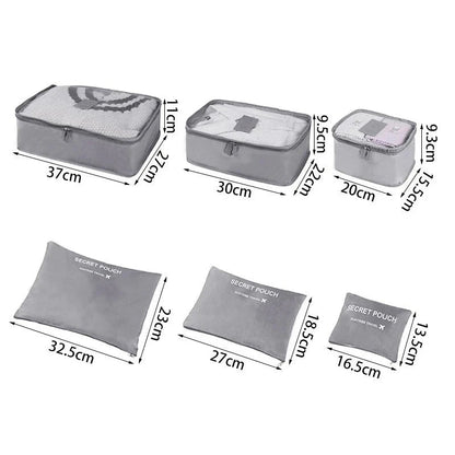 Kit Organizador de Malas para Viagem