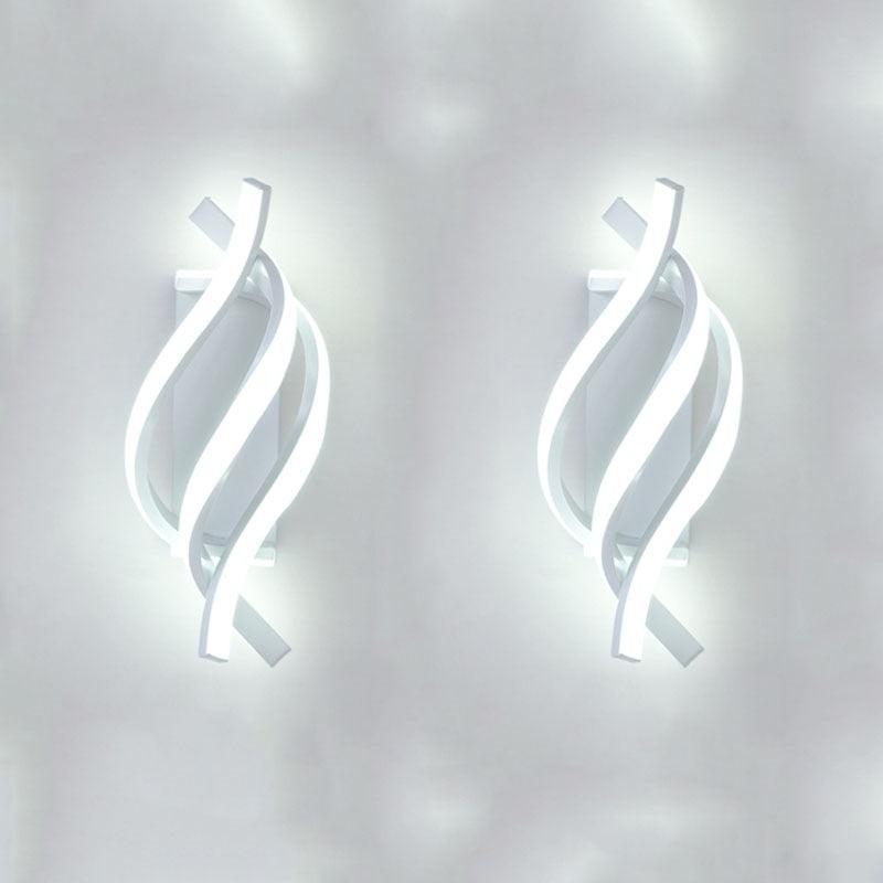 Arandela de Parede LED Espiral Moderna