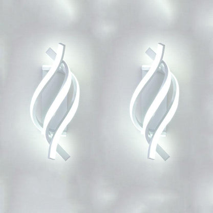 Arandela de Parede LED Espiral Moderna