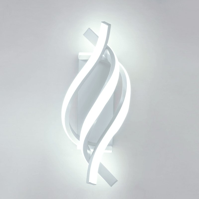 Arandela de Parede LED Espiral Moderna