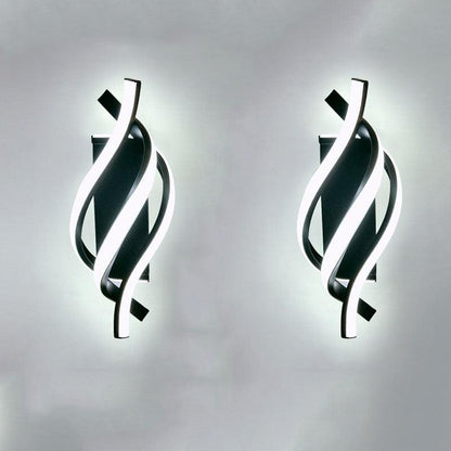 Arandela de Parede LED Espiral Moderna