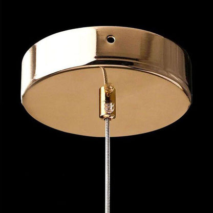 Pendente Vintage Oval de Cristal Iluminação Elegante