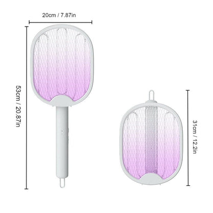 Raquete Mata Mosquito com Ions de Atração AG098 2019 Maravilhas do Mundo Moderno 