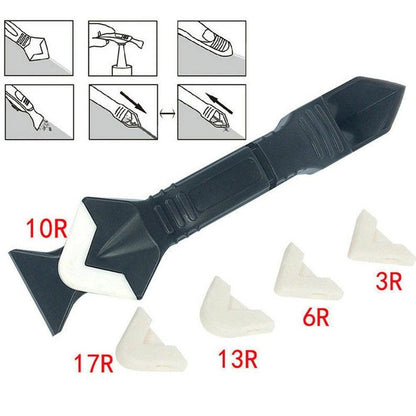 Raspador de Silicone, Selante e Rejunte Multifuncional 3 em 1 Thind