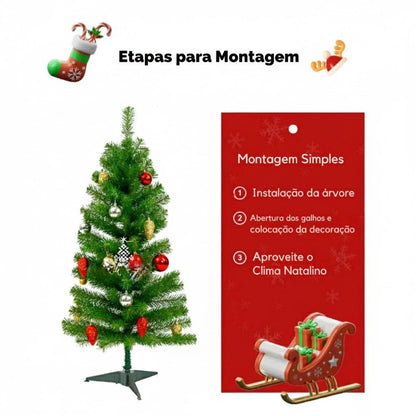 Árvore de Natal Pinheiro Luxo Decoração