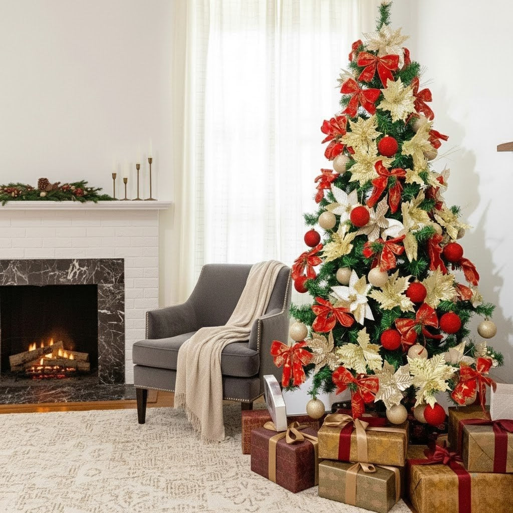 Árvore de Natal Pinheiro Luxo Decoração