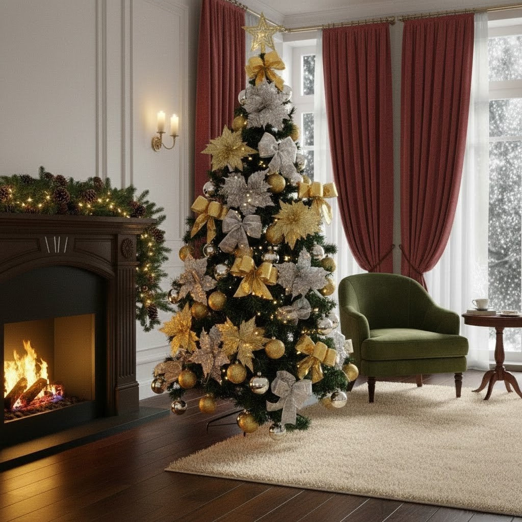 Árvore de Natal Pinheiro Luxo Decoração