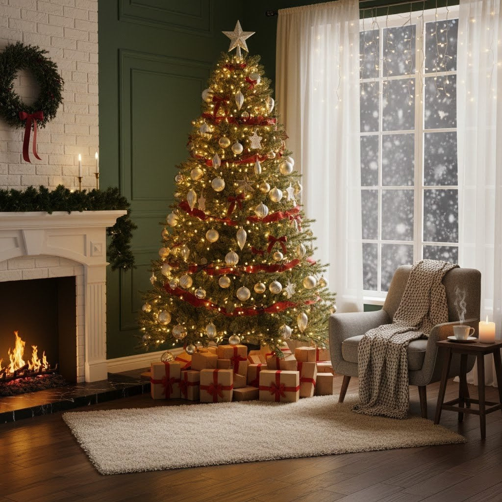 Árvore de Natal Pinheiro Luxo Decoração